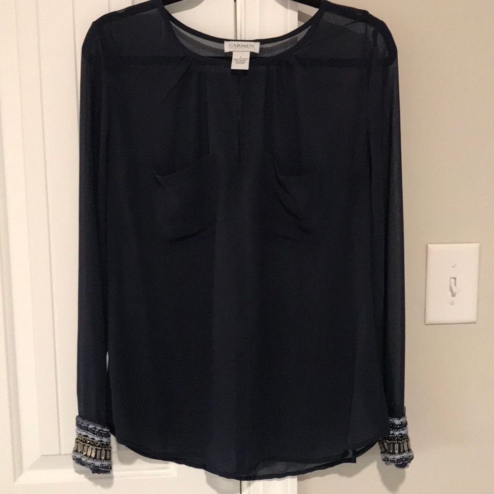 Carmen Marc Valvo Top